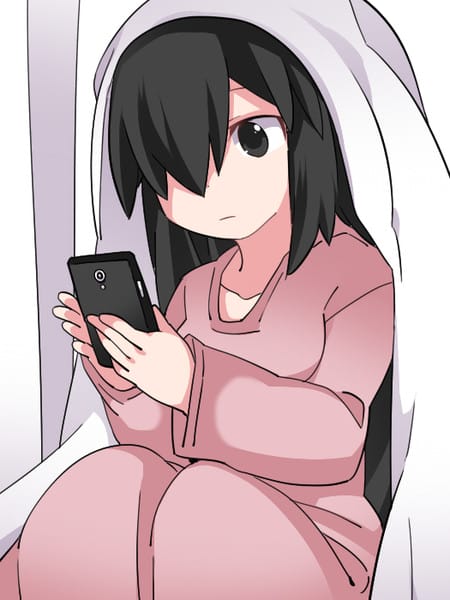 少女晚上的邀请+画师现实生活